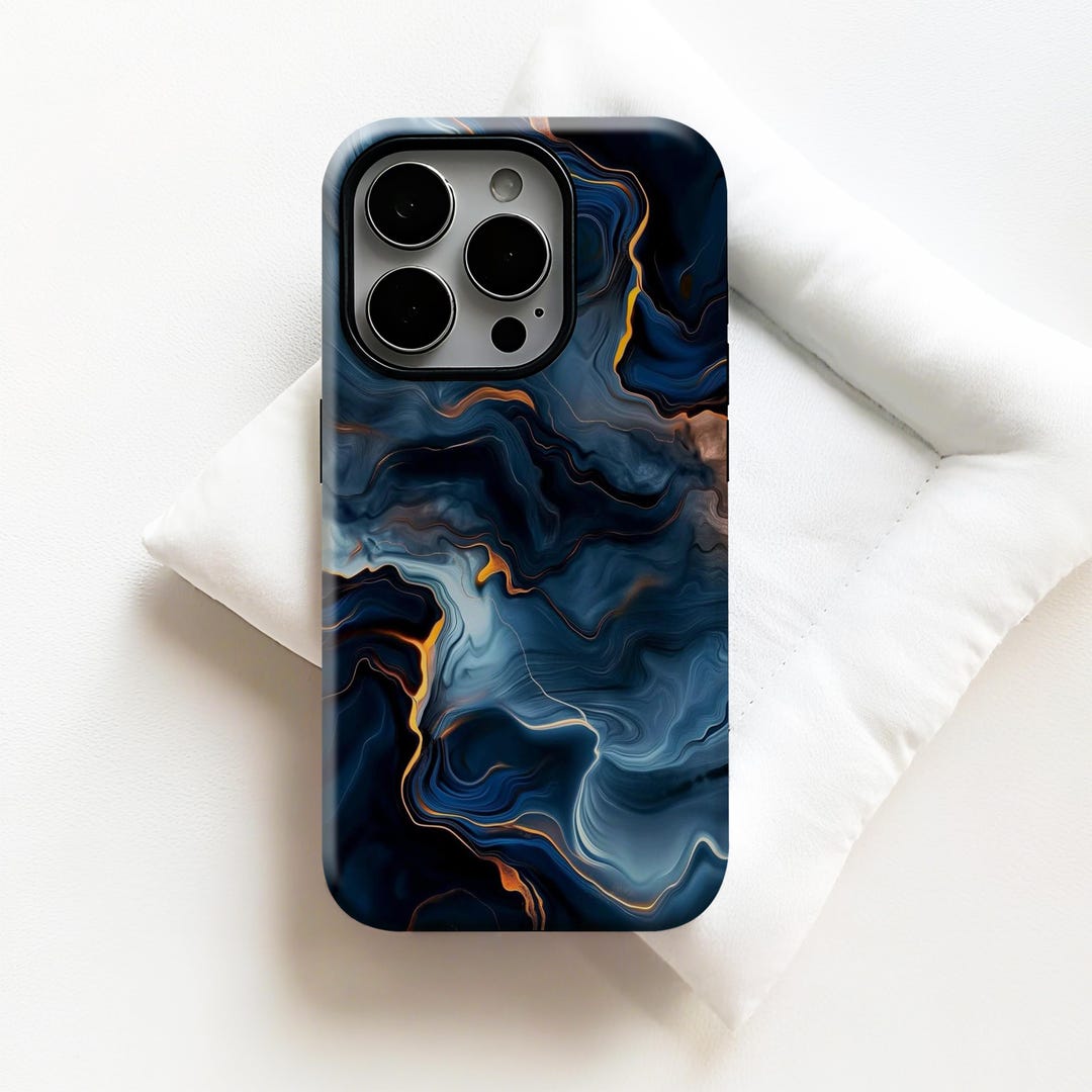 Abstract Fluid Art Design Phone Case,modern Boho Starry Artistic Design ...
