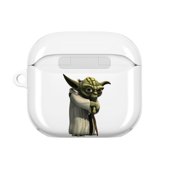 Yoda AirPod Case - Cute Star Wars Accessories, Gifts for Jedi Fans, Geeky Tech Pouches, Personalized Headphone Covers, Birthday gifts