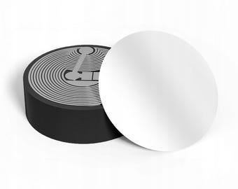Etiquetas NFC para metal: blancas o negras, brillantes, impermeables y lisas. Juego de 10, 30 y 50 unidades.