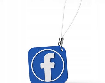 Llavero NFC de Facebook: enlace a perfil o página, etiqueta NFC, personalizado