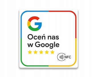 Califica con NFC en Google Pad: duradero, autoadhesivo, resistente al agua - 10 cm x 10 cm