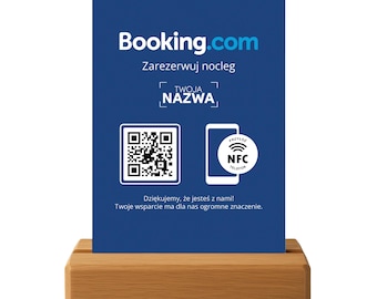 Reserva de Stands con NFC y QR: un presentador para reservar alojamiento con tu nombre o logotipo