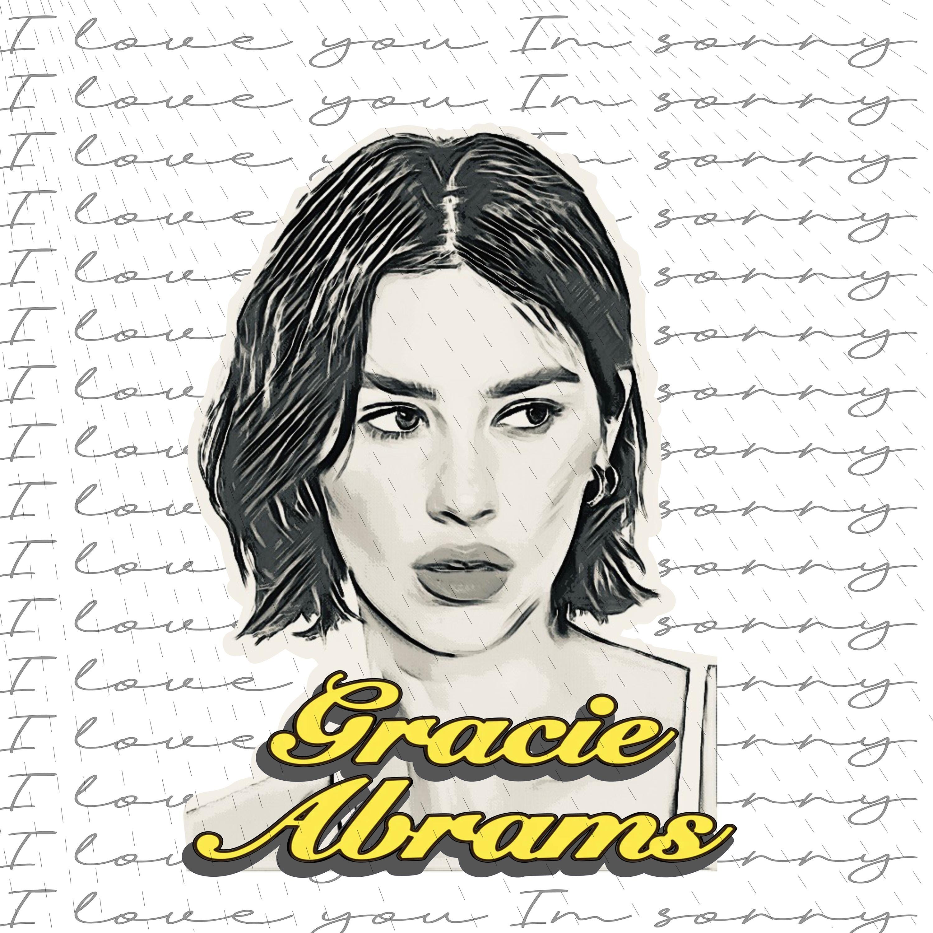 グレイシーエイブラムス - I Love You, I’m Sorry ポスター i love you, i'm sorry by gracie abrams logo