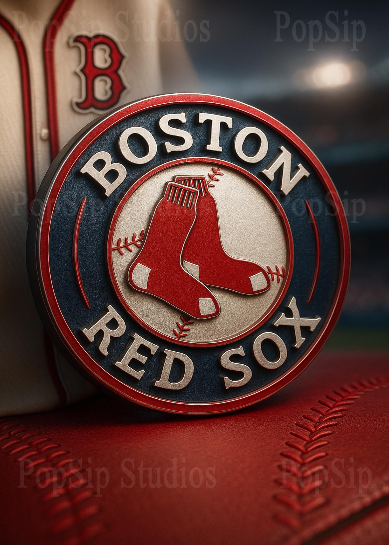 Red Sox Logo - Etsy, image size:1500x2100