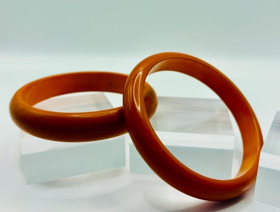 Bakelite Bracelet Set and Ring - image 4