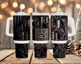Prefer The Villain Tumbler: 40oz Tumbler Wrap, PNG Digital Download