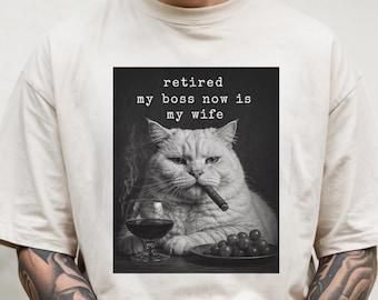 Funny Retirement Shirt Animal Design, Retired Gift for Dad Grandpa Coworker, Sarcastic Humor Tee, Choose Your Animal Retirement Gift Idea