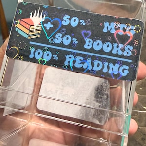 9 bookish x magic the gathering stickers. Designed and fulfilled by me. No AI ever bild 4