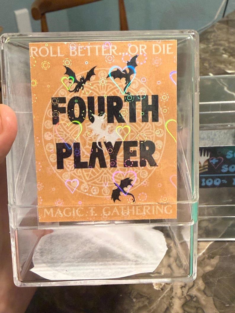 9 bookish x magic the gathering stickers. Designed and fulfilled by me. No AI ever bild 7