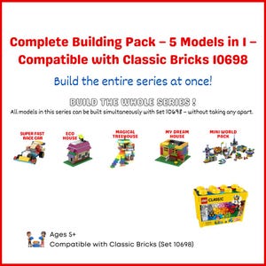 Bauanleitung: 5-in-1 Model Paket (PDF-Download für Set 10698)