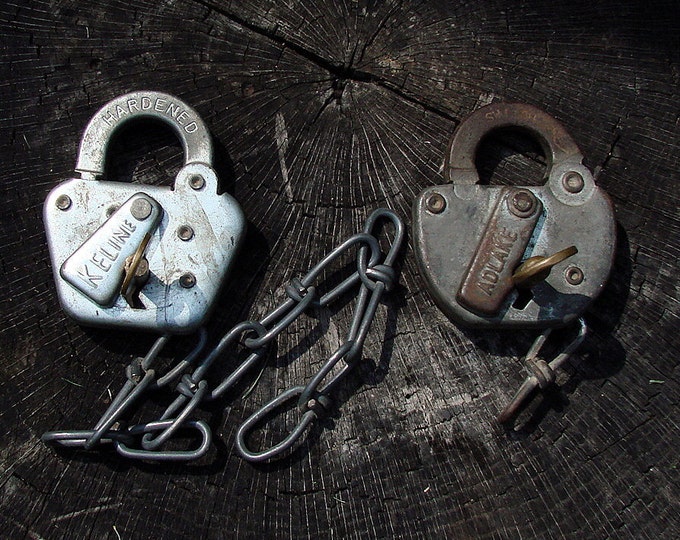 Railroad Locks and Keys Adlake and Keline Etsy