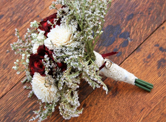 Burgundy Sola Bouquet Babys Breath Red Roses Dried Flowers Etsy Burgundy Sola Bouquet Babys Breath Red Roses Dried Flowers Etsy