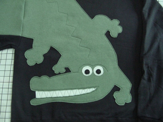 Alligator Sweatshirt , Gator Sweatshirt, Crocodile Sweatshirt