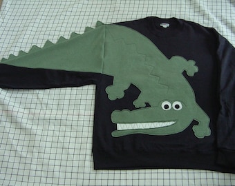 Alligator sweatshirt , Gator sweatshirt, crocodile sweatshirt, alligator shirt. unisex YOU CHOOSE size and color