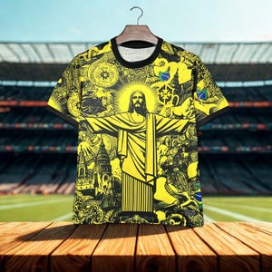 Brazil Special Edition Jersey – Customizable Football Kit with Name & Number – Personalized Brazil Shirt