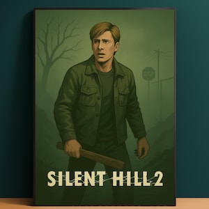 Silent Hill 2 Poster: Retro Horror Game Art (Digital Download)