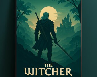 ウィッチャー | リヴィアのゲラルト ポスター | ウィッチャー ウォールアート - デジタルダウンロード