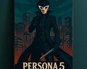 Persona 5 Poster: Phantom Thief Anime Art (Digital Print)