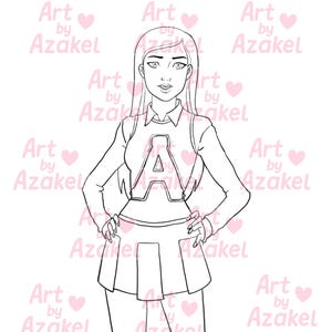 Coloring Page  - YJ - Printable Digital Download PDF+JPG