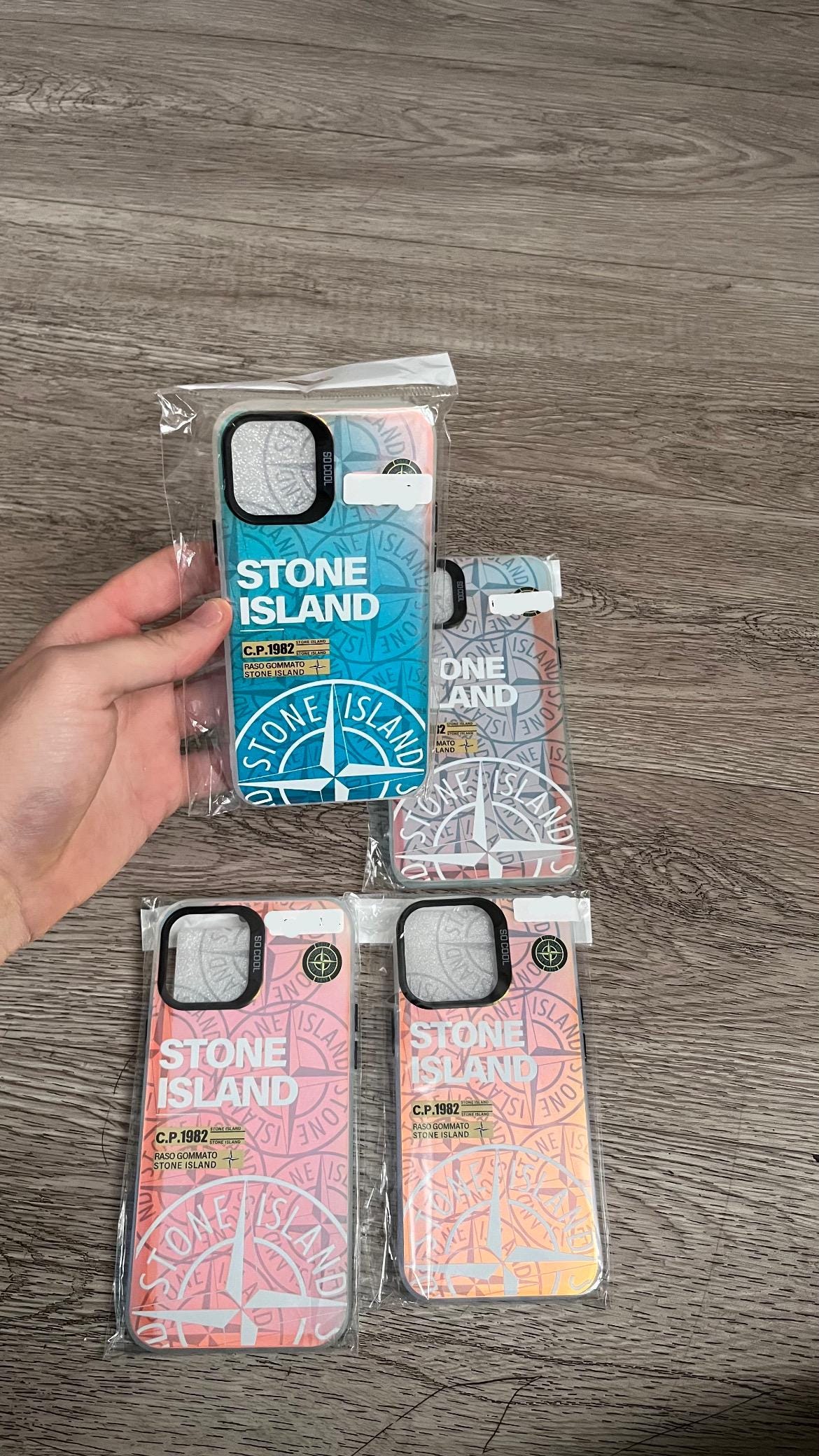Coque Stone Island Pour IPhone 14 Pro - Vert, Neuve