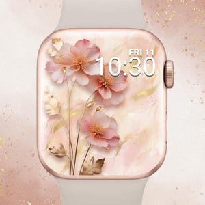 ゴージャスな3DフラワーApple Watch壁紙、3DフローラルApple Watch背景、美的Apple Watch、エレガントなフラワーウォッチ、楽しい3D Apple Watch