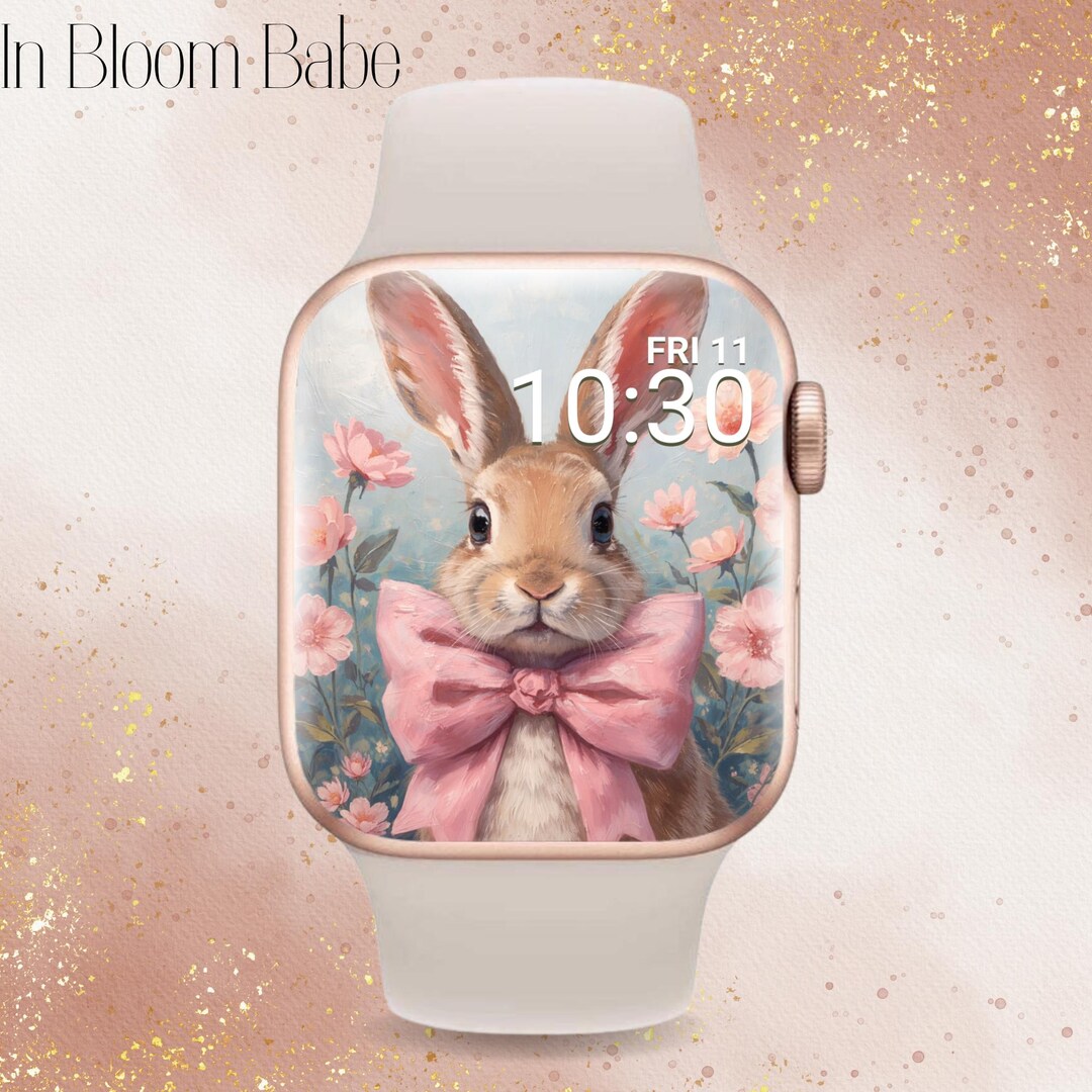 Easter Bunny Apple Watch Wallpaper, Easter Apple Watch Wallpaper