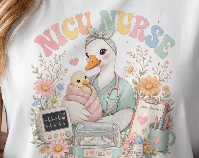 Pediatric Nurse PNG Bundle, Nurse Sublimation Bundle of 6 Designs, NICU Nurse, PICU Nurse, and Oncology Nurse Design Included.