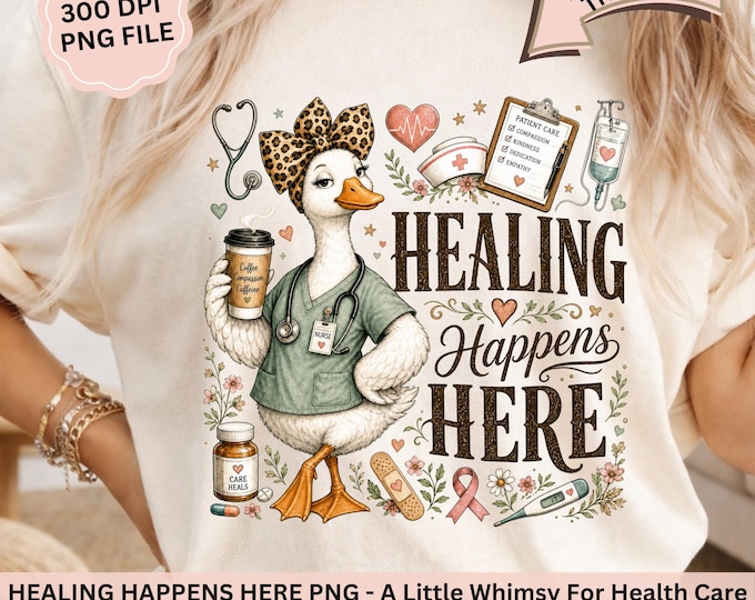 Sassy Goose Nurse PNG, Coquette Nurse Shirt Sublimation Graphic, Boutique Design