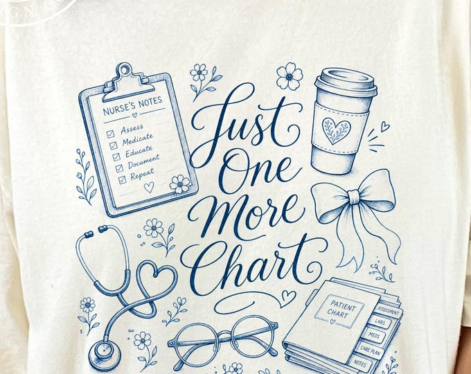 Nurse Doodle Collage T-Shirt Design | Nurse Life, Nursing Shirt Sublimation, Funny Nurse Quote, Line Art Nurse PNG Bundle, PNG Files
