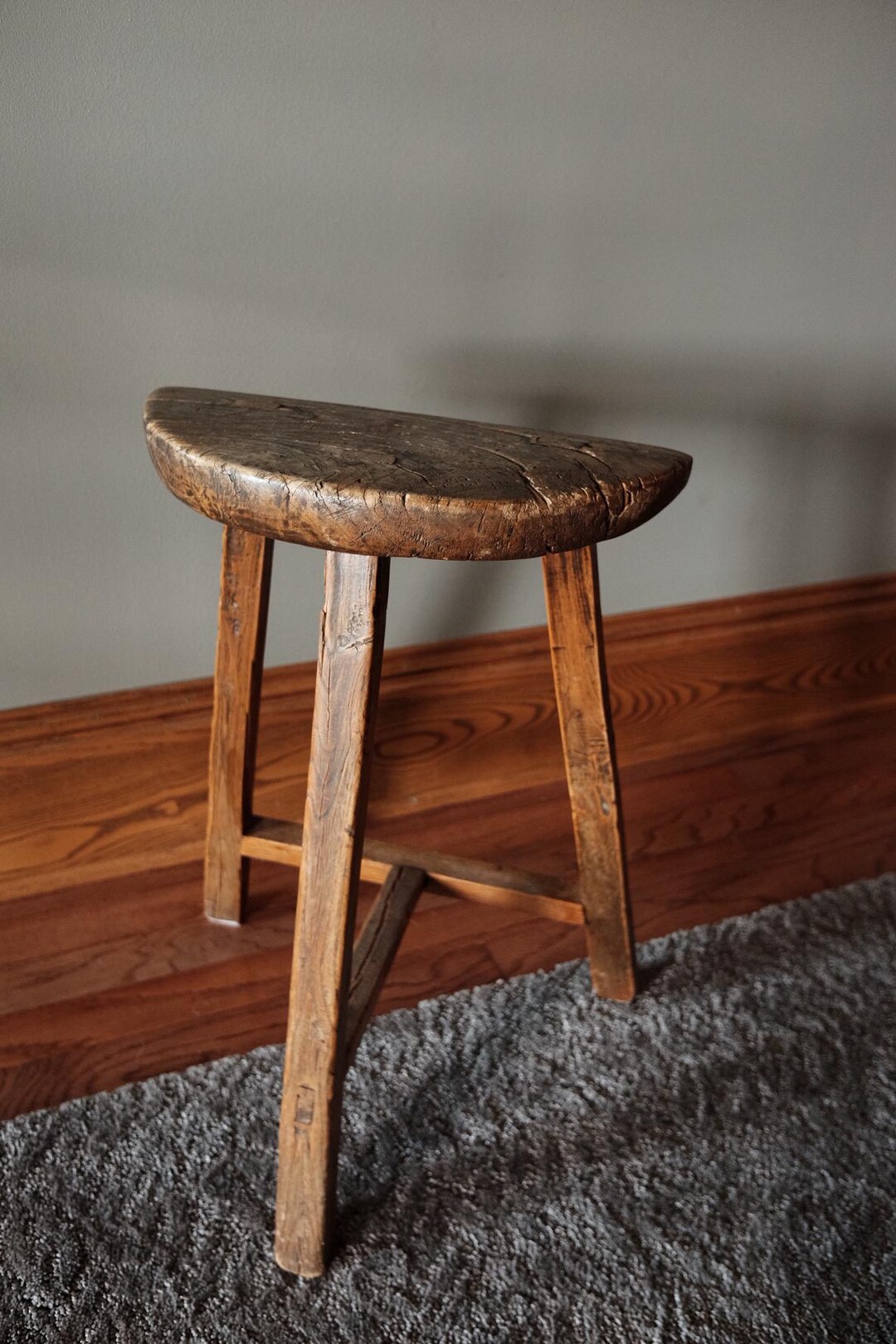 Rustic Antique Hand-crafted Wood Milking Stool - Etsy