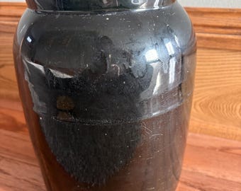 vintage salt glaze crock