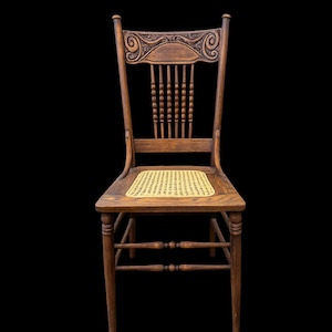Antique Lyre Back Chair - Etsy