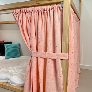 Muslin Curtains for IKEA KURA Bed image 18