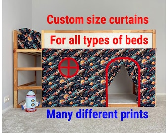 Custom Kura Bed Curtains, Bunk bed curtains, KURA Bed Curtain, bed tent