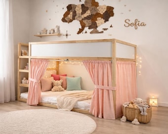 Cortinas de musselina para cama IKEA KURA