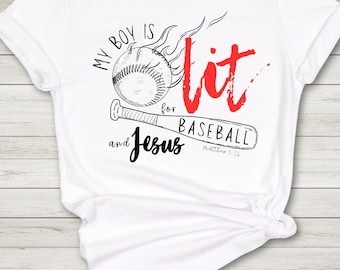 Christian Baseball Mom Shirt, Variety of Colors, Sizes XS-2XL