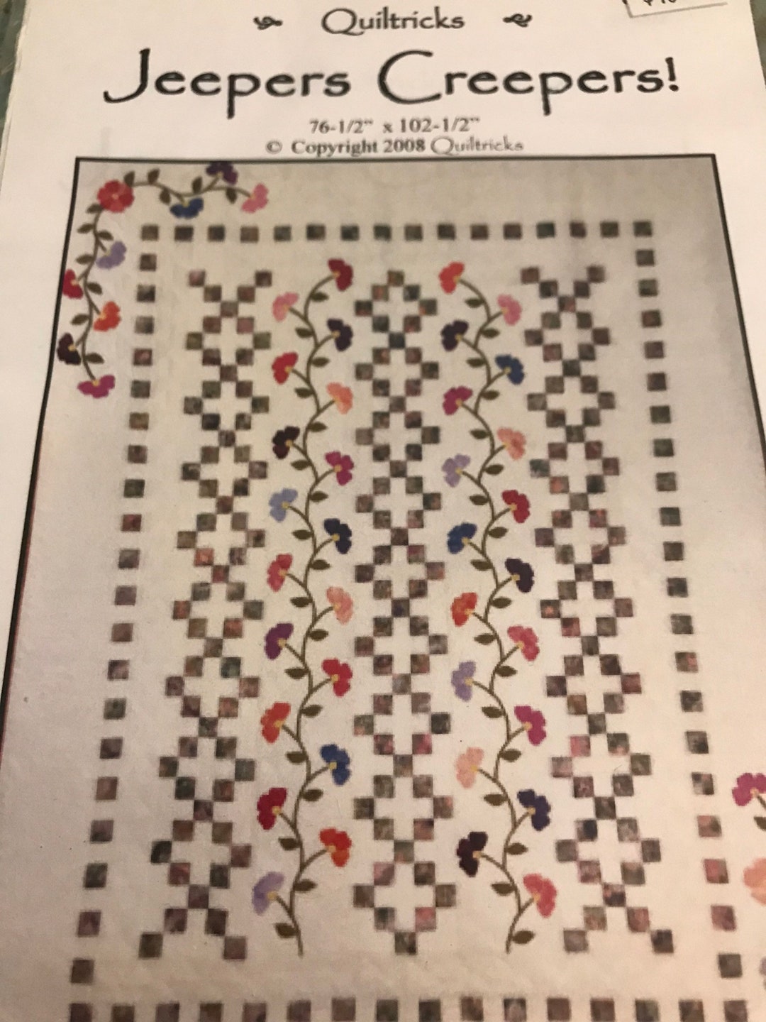 Quiltricks Jeepers Creepers Quilt Pattern,karen Comstock Quilt Patterns