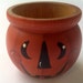 Wooden Miniature Halloween Pumpkin Pot