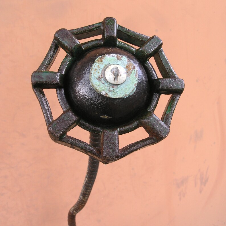 34 Tall Green Garden Stake Faucet Handle Flower Etsy