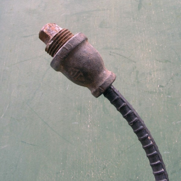 Metal Flower, Recycled.