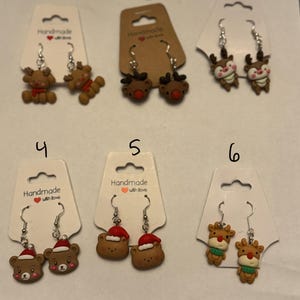 Reindeer Christmas Earrings: Festive Holiday Jewelry