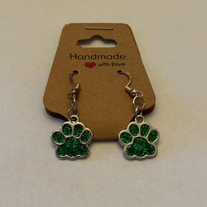 Paw Print Earrings