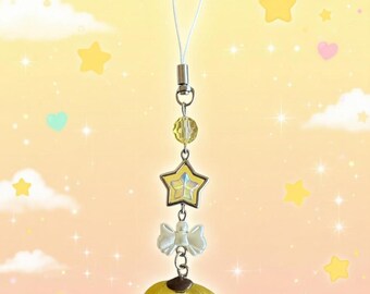 キュートなビーズの携帯ストラップ | かわいい携帯チャーム | パステルカラーの美しいアクセサリー