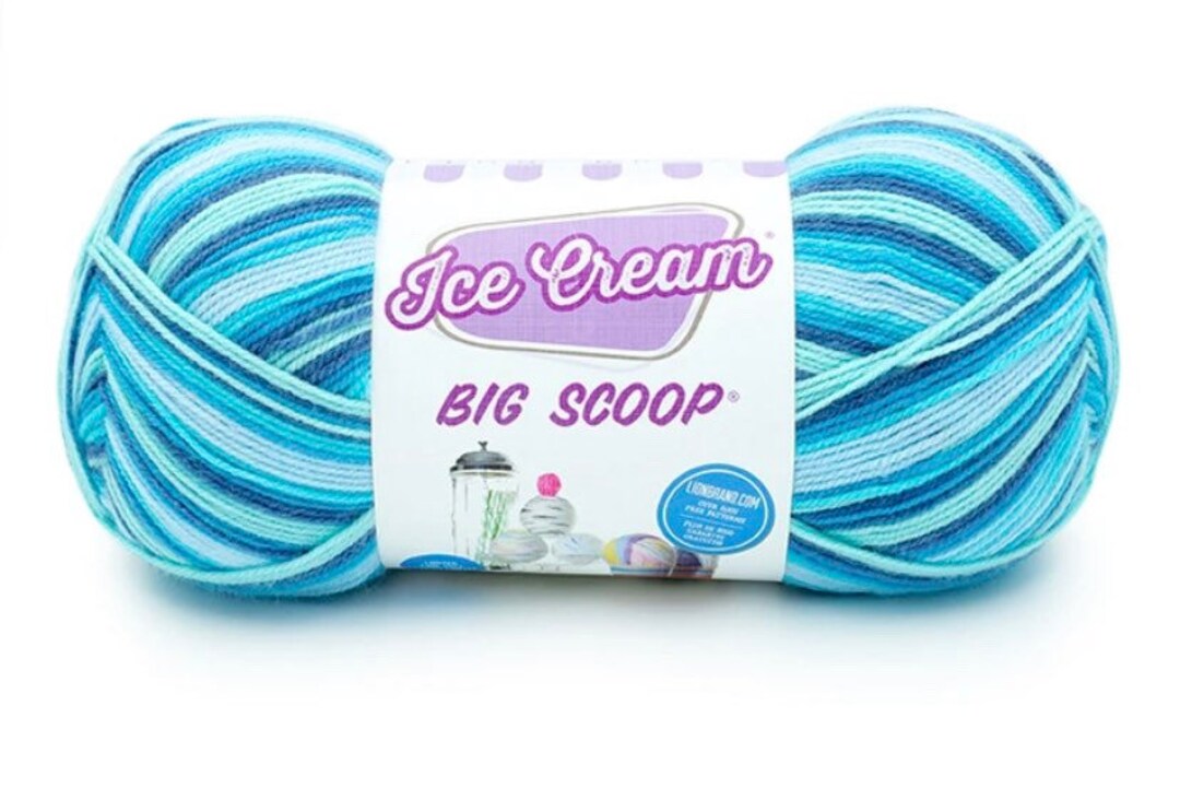 Lion Brand Ice Cream Big Scoop Yarn Etsy