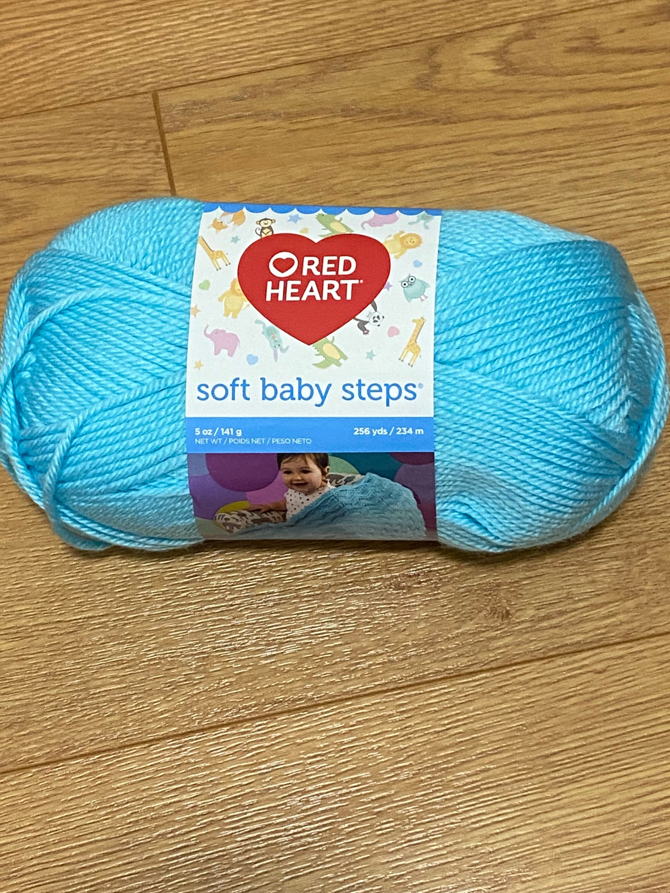 Red Heart Soft Baby Steps Yarn - Baby Blue