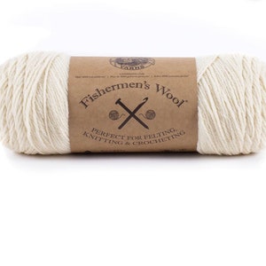 Lion Brand Fishermen’s Wool Yarn - NATURAL