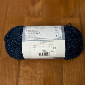 Lion Brand Yarn Jeans Brand New Denim Medium Acrylic Blue Yarn 3 Pack 