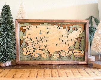 Custom US National Parks Travel Map, National Parks Marker, Personalized US Travel Map, Travel Home Decor, US Map Wood Sign
