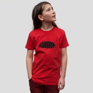Bio Kinder T-Shirt Greta Assel in rot Bild 1
