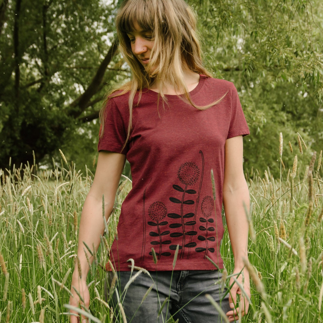T-shirt Femme Lancott Imprimé Fleurs - Taille M - Été Léger - Occasion Très Bon état